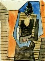 Femme assise au chapeau plat 1945 cubiste Pablo Picasso